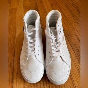 White High Top Vans